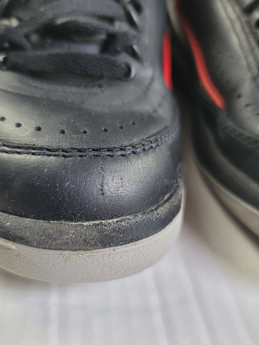 Nike Air Jordan 2 Retro Low Christmas Black Red Green Size 6Y Sneakers